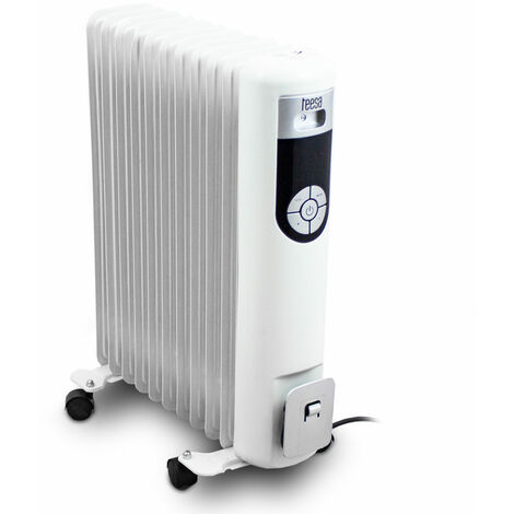 Teesa TSA8037-2 Elektrischer Heizkörper Ölradiator, weiß