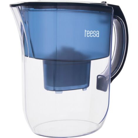Teesa Wasserfilterkanne 3,8 l blau + 1 Filter