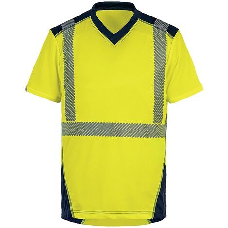 TeeShirt BALI manches courtes coloris jaune taille XL