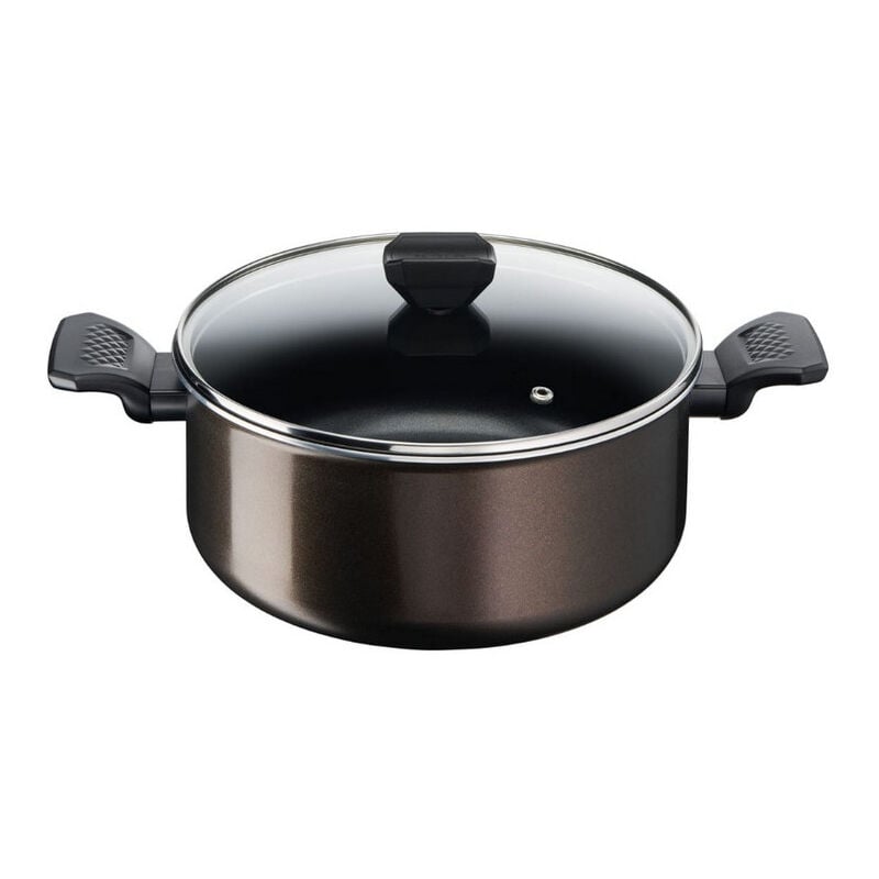 Image of Casseruola in alluminio da 24 cm con coperchio - b5544602 Tefal