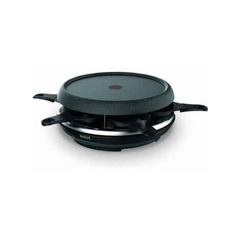 Tefal - Pierrade Raclette, 1350 watt, piastra in pietra con 10 vaschette  antiaderenti, inclusi raschietto, cavo staccabile, grigio, PR457B12 :  : Casa e cucina