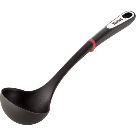 Tefal Cucharón plástico termoresistente Libre bpa, resistentes a Las manchas y fáciles de Lavar, Cranberry, Extra Large