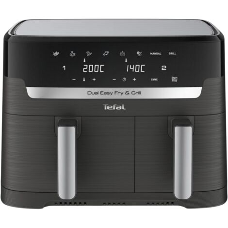 Tefal Dual Easy Fry & Grill EY905B grau 8,3 Liter