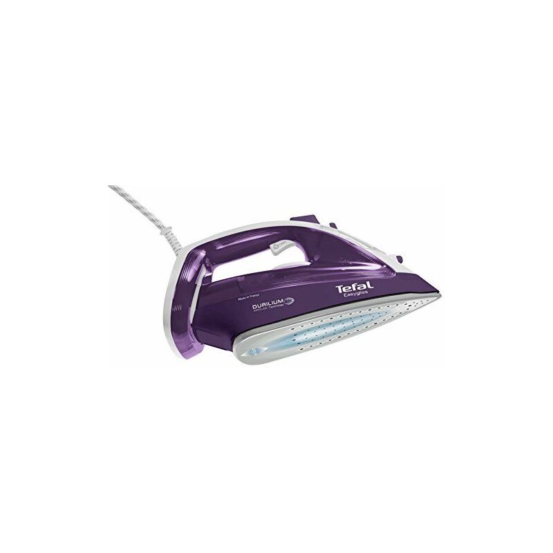 

Tefal EasyGliss FV3970 plancha Plancha a vapor Suela de Durilium 2400 W Púrpura, Blanco