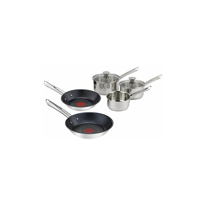 Tefal Elementary Inox Induction Batterie de cuisine 5 pièces 3 casseroles 14/16/18 cm ...