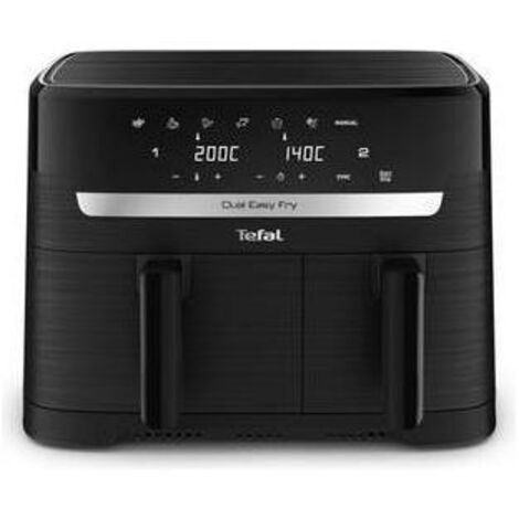 Tefal EY 901 N Dual Easy Fry Essential Friggitrice ad Aria a Doppia Camera