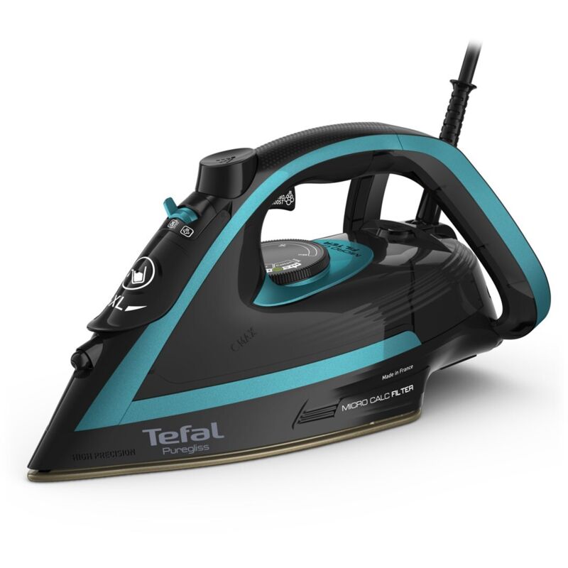 Tefal - FV8066E0 Fer Fer à vapeur 3000W Capacité du réservoir d'eau 270 ml Vapeur constante 50 g/min Performances vapeur