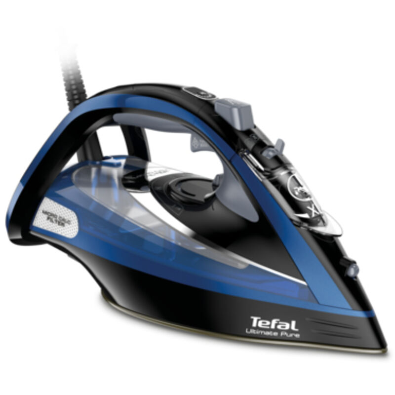 Tefal FV9848E0 fer à repasser Sec & Fer à vapeur 3200 W Noir, Bleu, Métallique