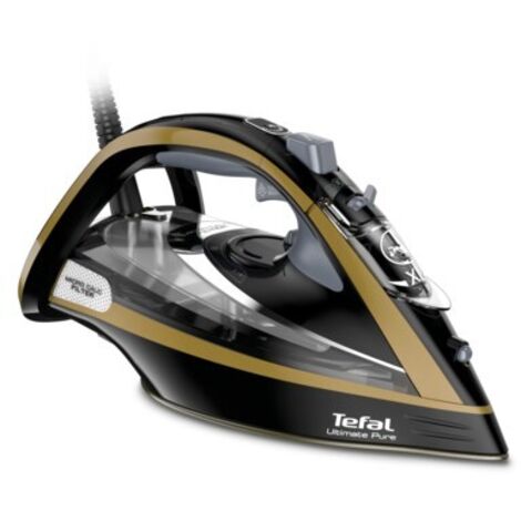 Tefal FV9865E0 Ultimate Pure ferro da stiro nero e oro