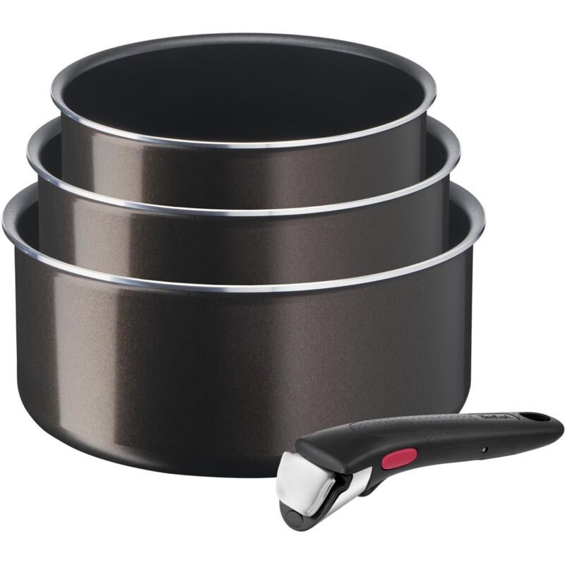 Tefal Ingenio Easy Plus antiadhésif casseroles 161820 cm + poignée ne convient pas à ’induction - vue 2