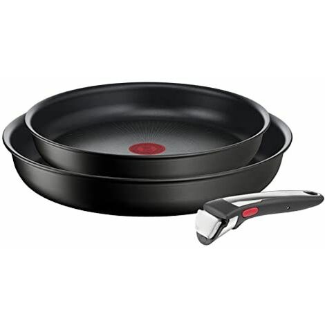 Tefal Ingenio Eco Resist On Batterie de cuisine 3 p, Empilable, Induction, Facile à ne...