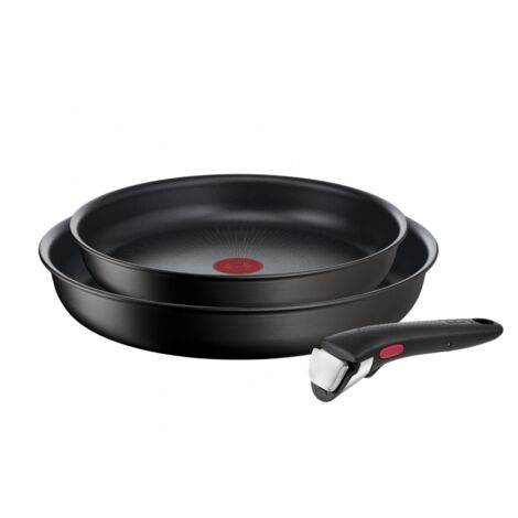 Tefal Ingenio Eco Resist set 2 poêles noir antiadhésif