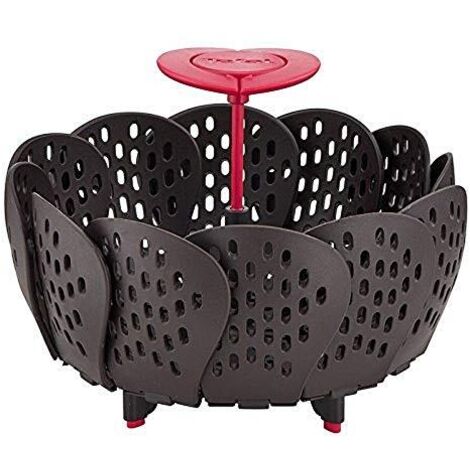 Tefal Ingenio K20716 Inserto da Cucina, Cottura Delicata di Verdure a Vapore, Grande capacità, Plastica, Nero, 26 x 15,2 x 9,3 cm