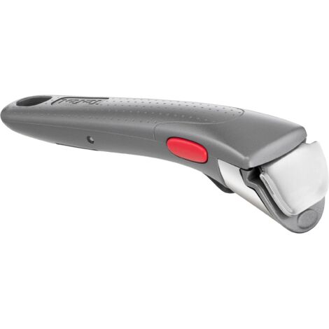 Tefal Ingenio L9863702 - Serratura di sicurezza impilabile a 3 punti, maniglia rimovibile, portata fino a 10 kg, colore: Grigio