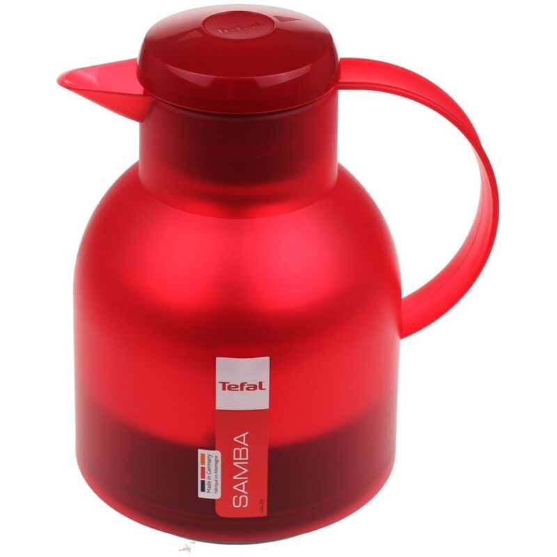 Carafe Tefal K3031312 Samba 1,0L – Couleur rouge vif – Accessoire de cuisine élégant pour servir boissons