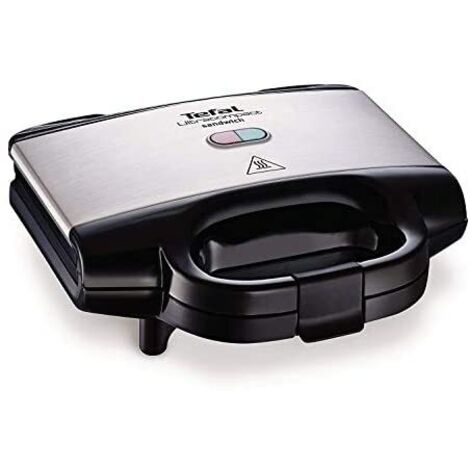 Tefal Macchina per Croque Monsieur Nera e Argento Compatta