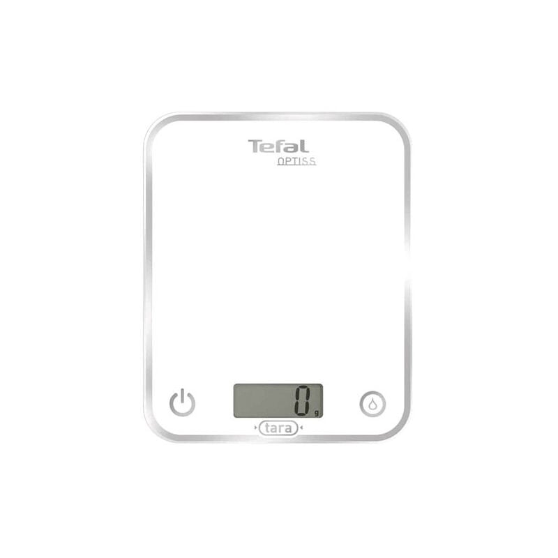 Tefal - Báscula de cocina electrónica 5kg - 1g blanca - bc5000v0