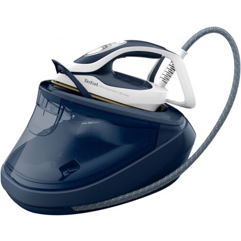 Tefal Pro Express Ultimate II GV9720, Dampfbügelstation ,blau/weiß