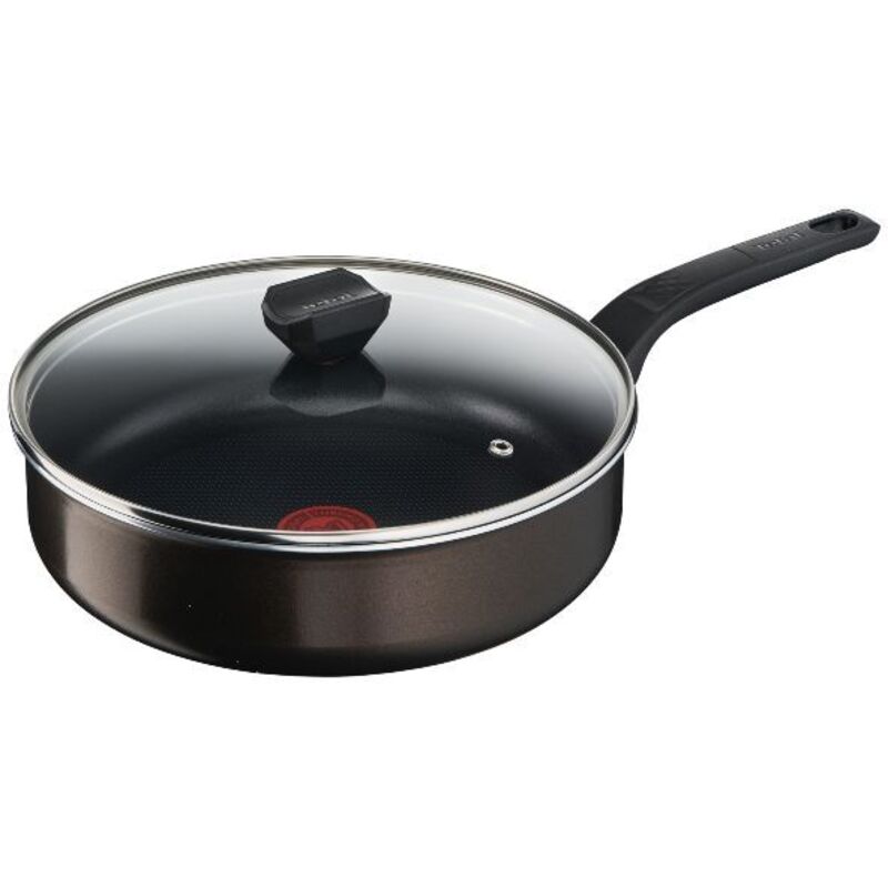 Sauteuse 26cm Aluminium Revêtement Anti adhésif Tous Feux Sauf Induction Avec Couvercle Easy Cook & Clean Tefal La Sauteuse - vue 3