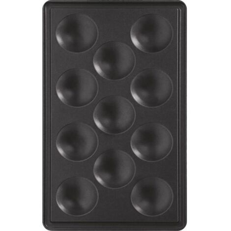 Tefal Snack Collection piastre mini bocconi nera alluminio