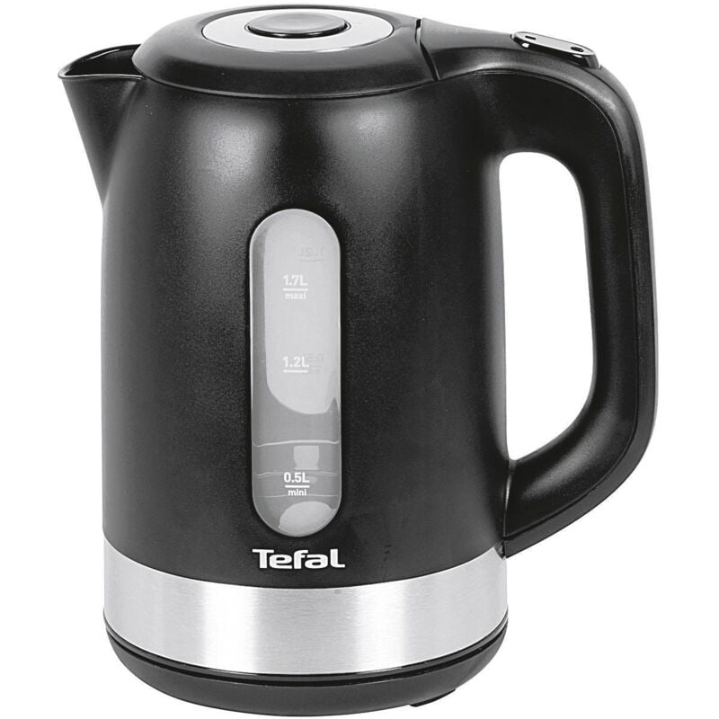 Tefal - Wasserkocher ko 3308 1,7 l 2400 Watt schwarz/Edelstahl