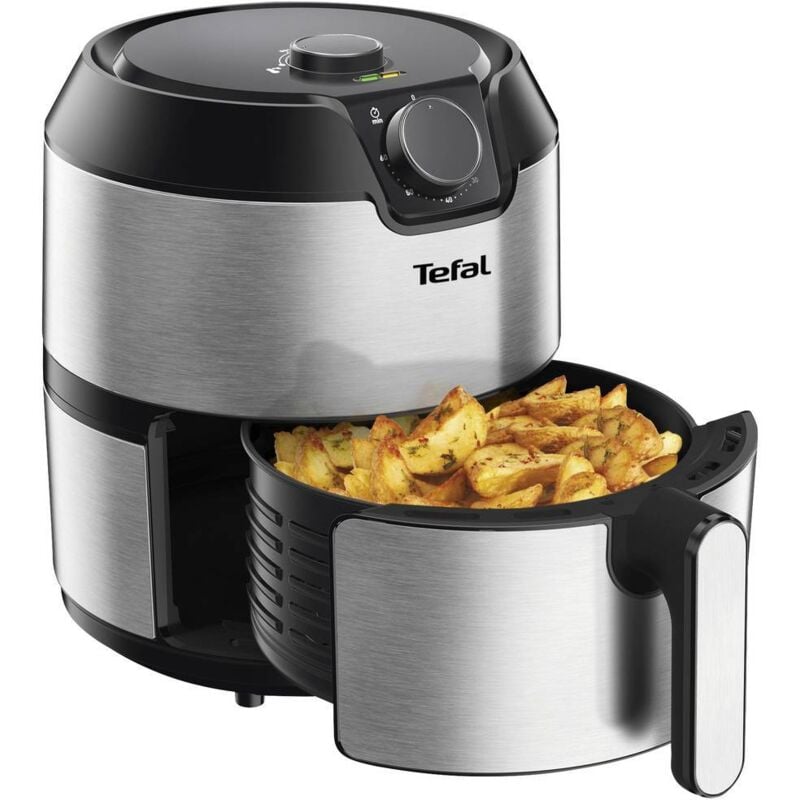 EY201D Easy Fry Classic+ Friteuse à air chaud 4.2 fonction grill, fonction minuteur argent - Tefal