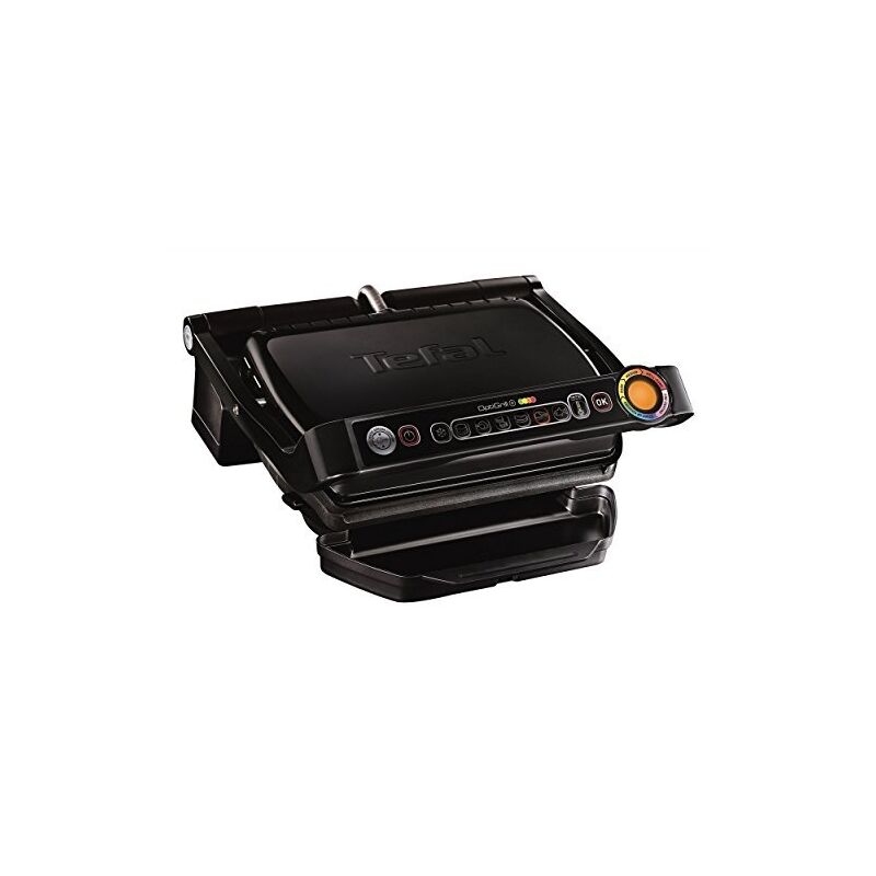 Tefal - grill optigrill GC714812 6 programmes grillades, viandes, poissons, inclus accessoire snacking & baking GC714812