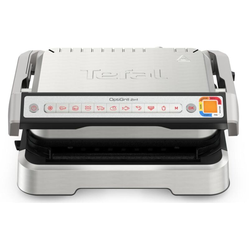 Tefal – Grill multifonction 2100W – Surface de cuisson 600 cm² – Technologie Optigrill pour cuisson précise – GC772D10