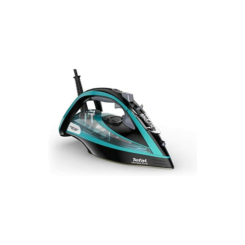 Tefal - Ultimate Pure FV9844 Plancha vapor-seco Suela Durilium Autoclean 3200 w Negro, Azul