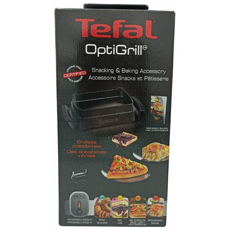 Image of XA725870 - Piastra antiaderente ricambio originale OptiGrill modelli in descrizione - Tefal