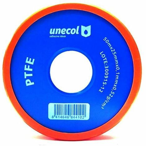 TEFLON CINTA 50M X 25MM X 0.1 0.52GR/CM3
