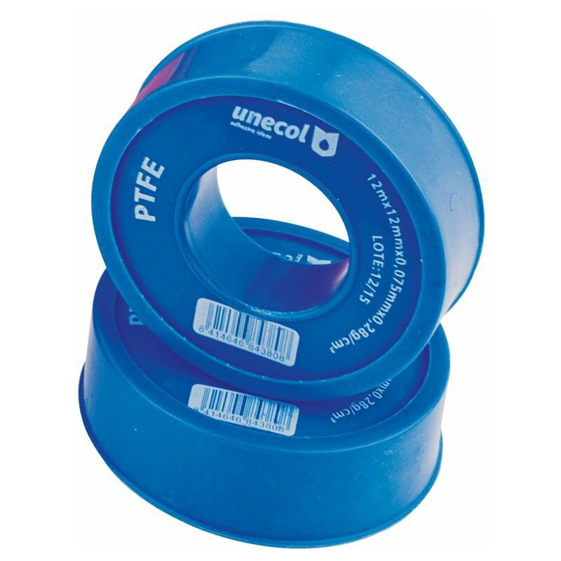 

Teflon Cinta 12M X 12Mm X 0.075Mm 0.28Gr/Cm3
