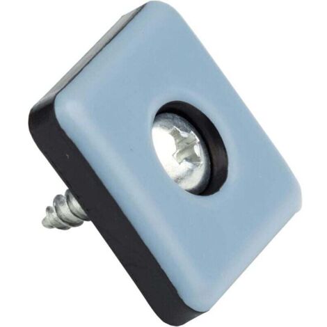 Teflon-Möbelgleiter mit Schrauben │ 20 Stück │ Rechteckig │ 40 x 40 mm │ Bodenschutz │ PTFE-Gleiter │ Teflon-Gleiter