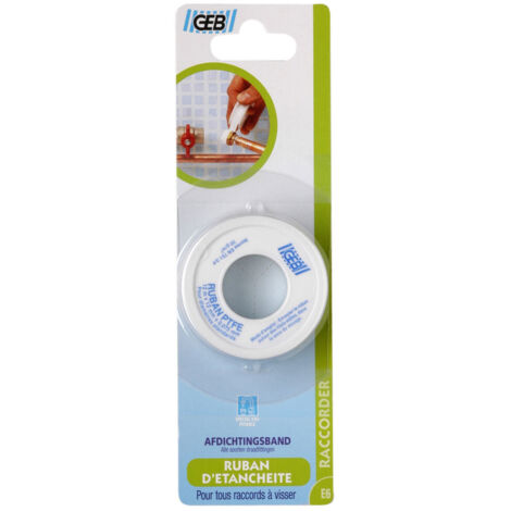 Teflon Ruban Standard Ptfe Blister 12mmx12mx 0.075mm - Geb