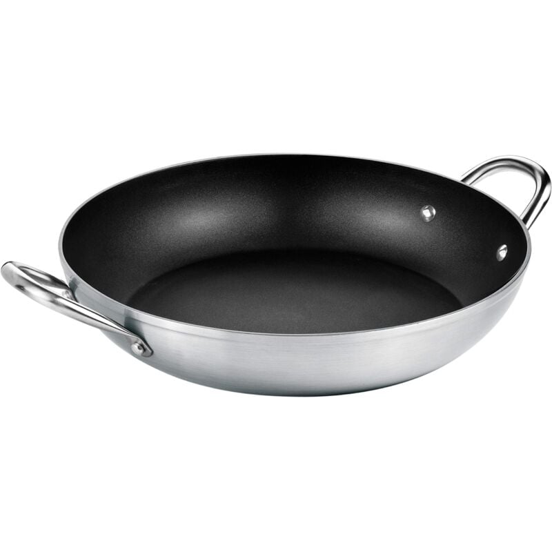 606842 GrandChef Padella Antiaderente, Due Manici, Grigio/Nero, 32 cm - Tescoma