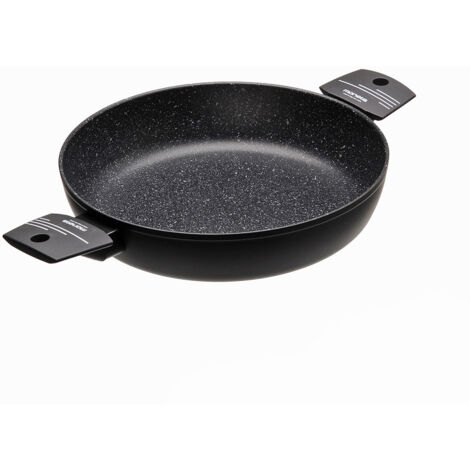 Tegame Ø28 cm Antiaderente Induzione in Alluminio Effetto Pietra Moneta Yes (Zeus 2.0)