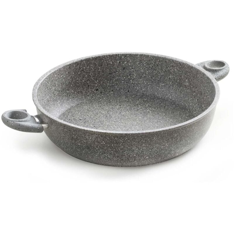 Accademiamugnano - Tegame alto 28 cm antiaderente Accademia Mugnano pietra