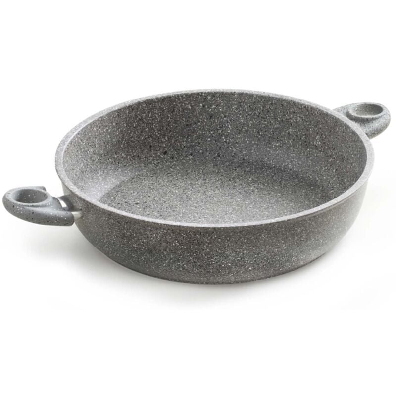 Accademiamugnano - Tegame alto 32 cm antiaderente Accademia Mugnano pietra