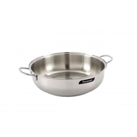 Tegame in Acciaio Inox con 2 Manici da 28 cm Bonita Barazzoni, Modello 266104028