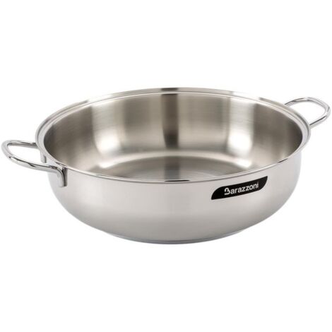 Tegame in Acciaio Inox con Due Manici da 26 cm - Modello Bonita di Barazzoni