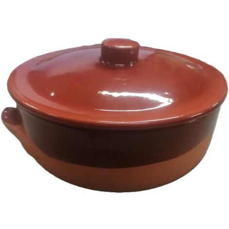 TEGAME IN TERRACOTTA SEMILUCIDO DIAM. 21CM