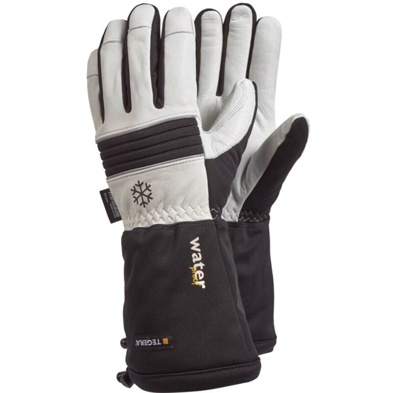 Ejendals - Tegera 585 Cowhide Kevlar CUT-3 Cat.Iii Gloves Grey/Red SZ-9 (pr)