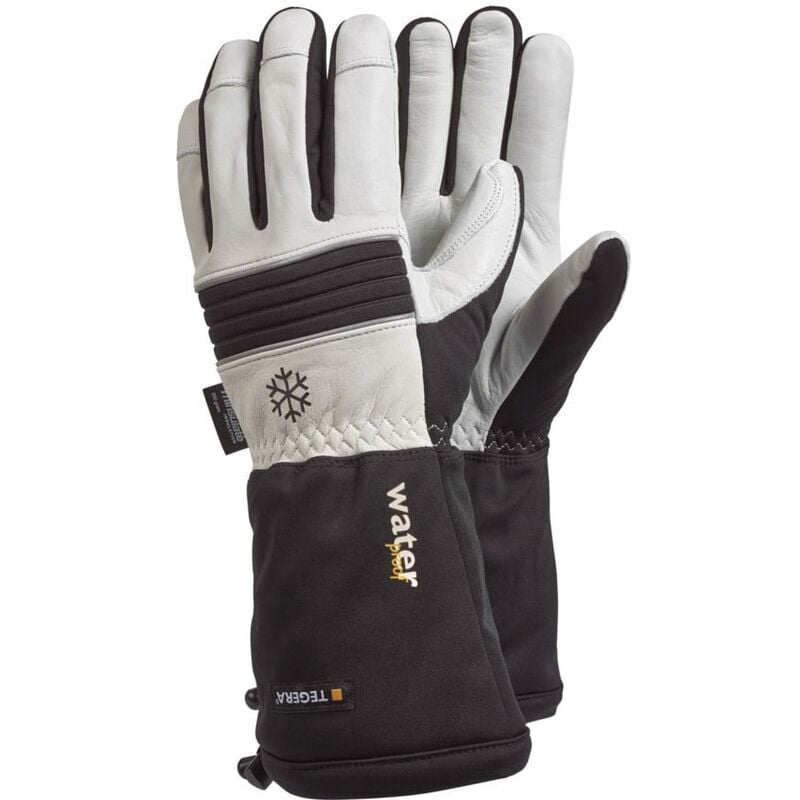 Ejendals - Tegera 585 Cowhide Kevlar CUT-3 Cat.Iii Gloves Grey/Red SZ-12 (pr)