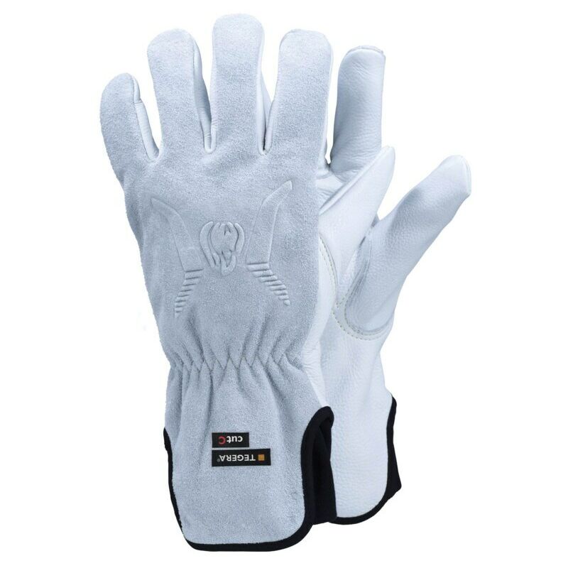 Ejendals - Tegera 7780 Cowhide Cut-C Cat.Iii Gloves White/Grey SZ-13 (pr)