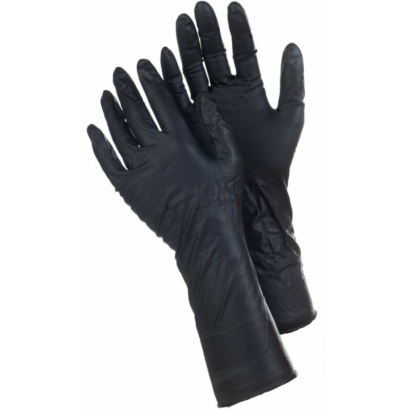 Ejendals - Tegera 849 Nitrile p/f 290mm Cat.Iii Gloves Black SZ-7 (BX-50)