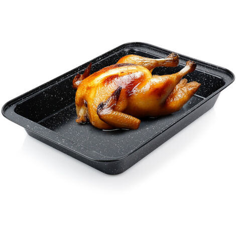 Teglia da forno in granito per arrosti, teglia per carne, torta, forno, 37 cm