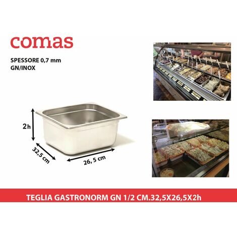 Teglia forata antiaderente GN 1/1 per forno - Hendi - alluminio