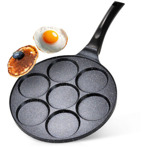 Teglia per uova in granito 7 fori BASIC LINE 26 cm
