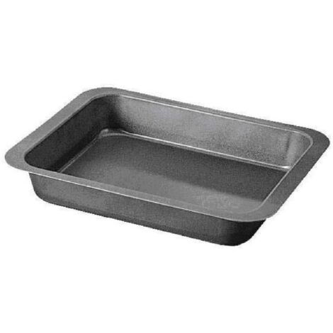 Teglia Da Forno Quadrata In Acciaio Inox 55x55x4 Cm – Antiaderente, Impilabile E Lavastoviglie