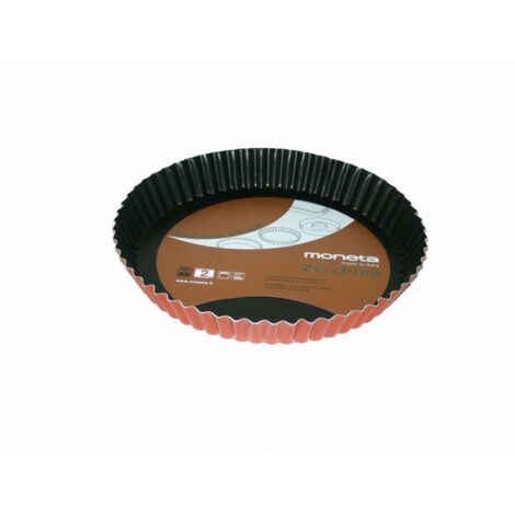 TEGLIA STAMPO CROSTATA CM 28 ZECCHINO - MONETA